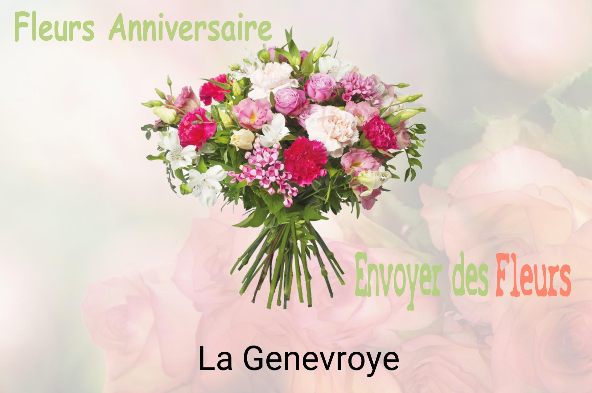 Bouquet de fleurs d’anniversaire livré à La Genevroye