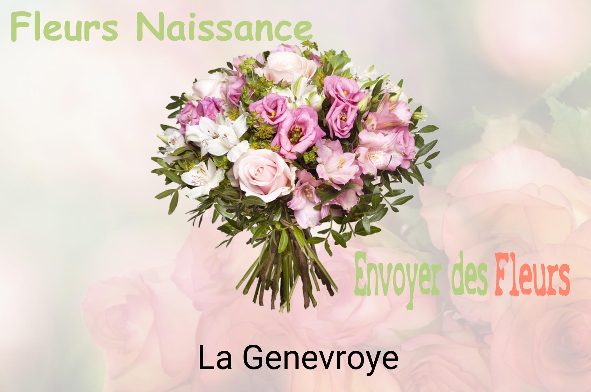 Bouquet de fleurs de naissance livré à La Genevroye